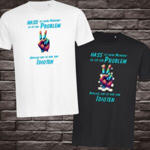 T-Shirt Unisex "gegen Hass"