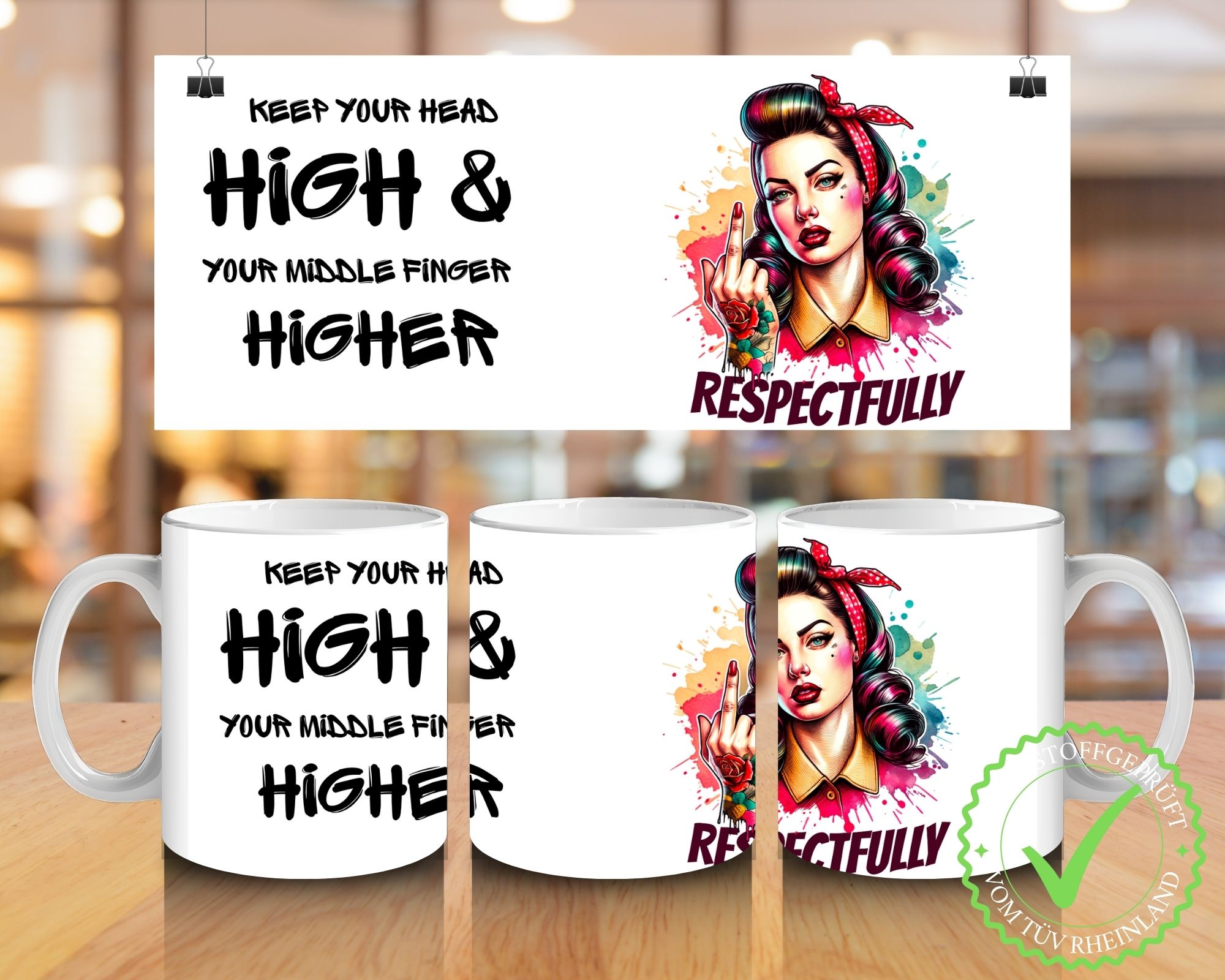 Tasse "Respectfully"