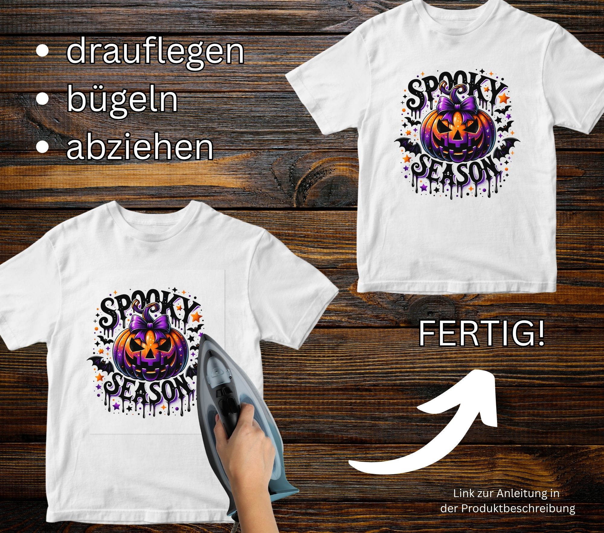 DTF- Bügelbild "Spooky Season" – Bild 2