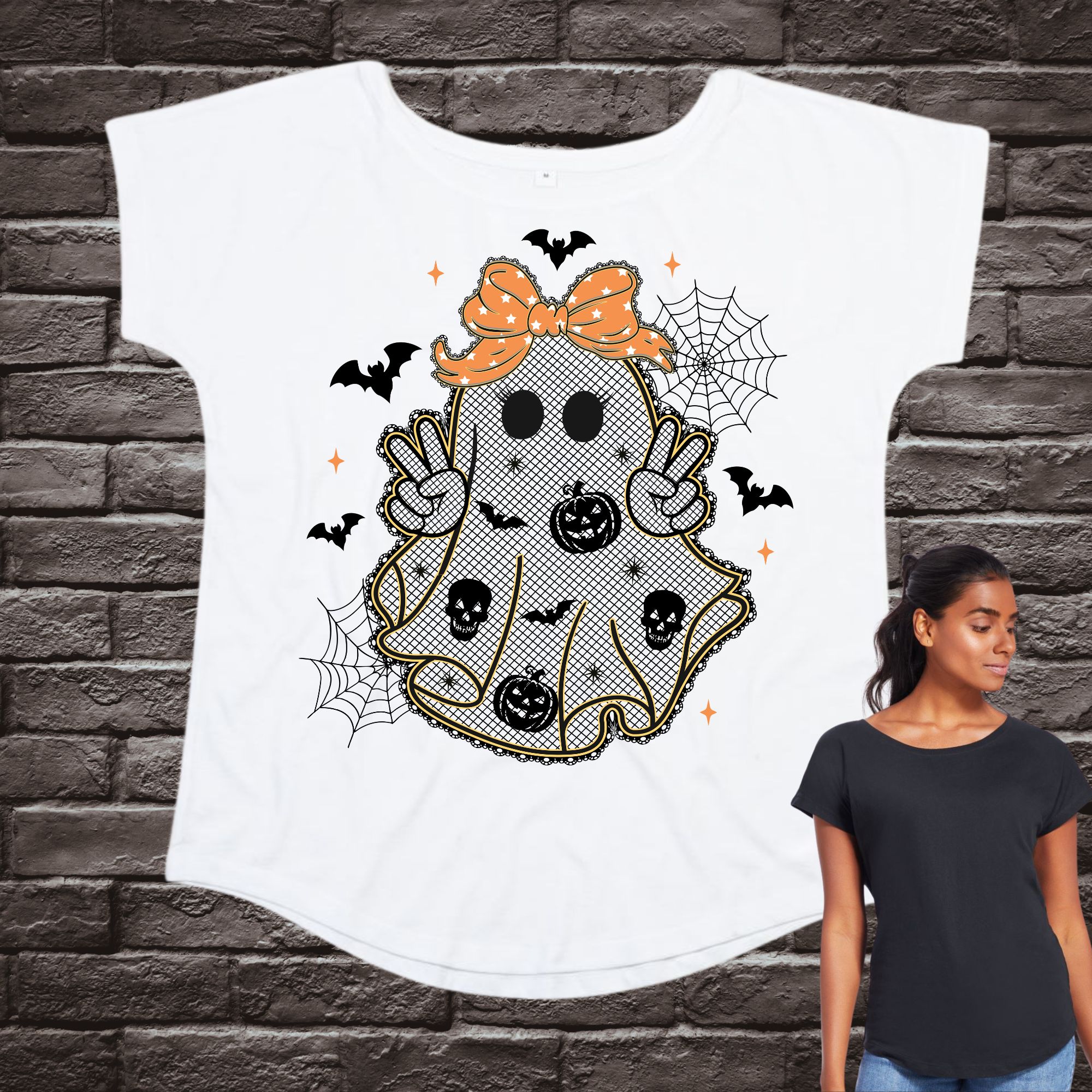 T-Shirt Damen "Spooky Cutie" – Bild 2