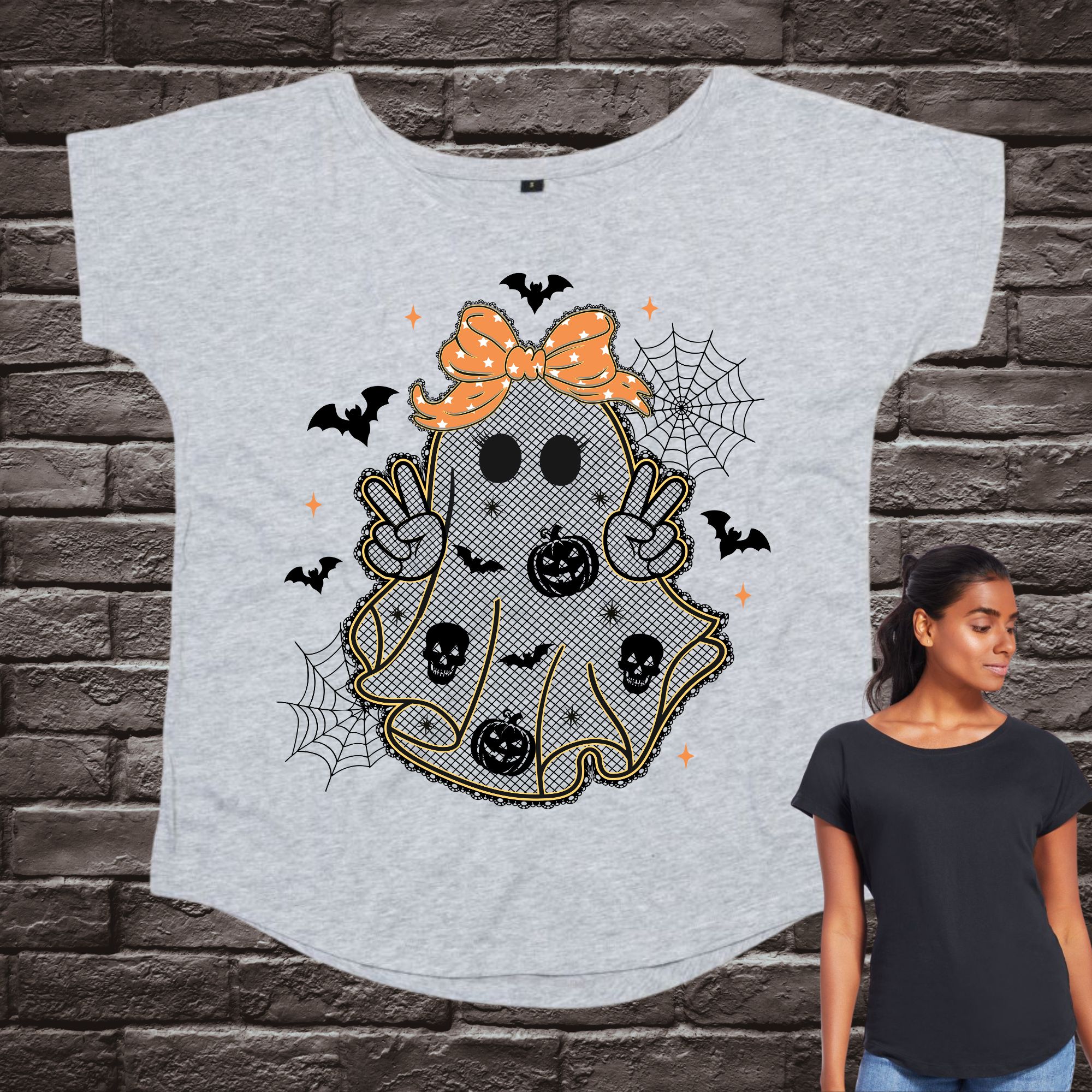 T-Shirt Damen "Spooky Cutie"