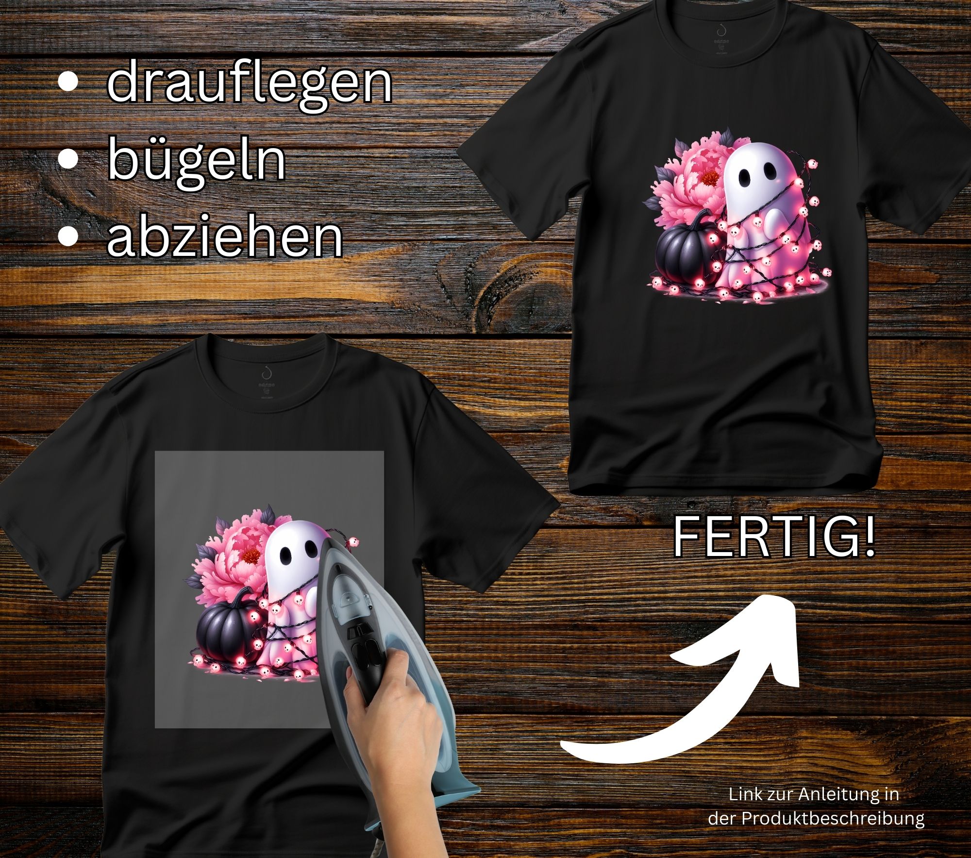 DTF- Bügelbild "Halloween- pastel" – Bild 6