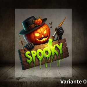 DTF- Bügelbild "Halloween- Kürbis"