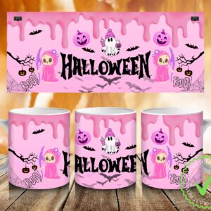 Tasse "Halloween rosa"