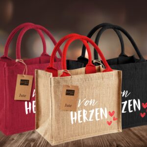 Geschenktasche "von Herzen"